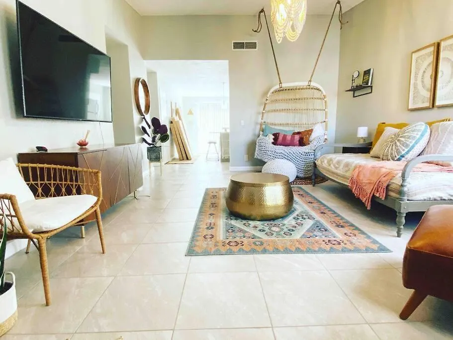 度假居 拉斯维加斯Relaxing Bohemian Desert Getaway Lv别墅